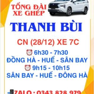 Đông Hà - Huế ✈ SB Phú Bài